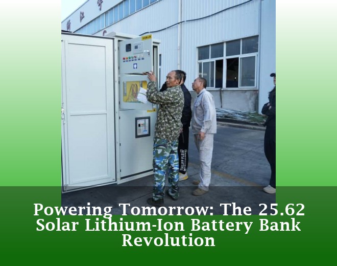 Powering Tomorrow: The 25.62 Solar Lithium-Ion Battery Bank Revolution